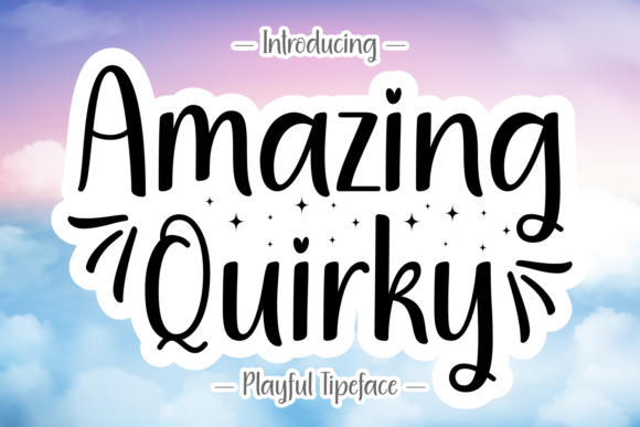 Amazing Quirky Font for Handmade Branding