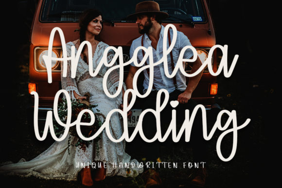 Angglea Wedding Font for Elegant Branding
