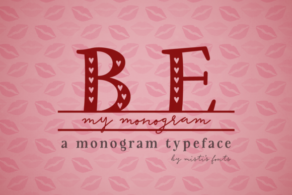 Be My Monogram: A Script Handwritten Font for Editorial Design