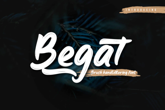 Begat: The Brush Typeface for Bold Campaigns