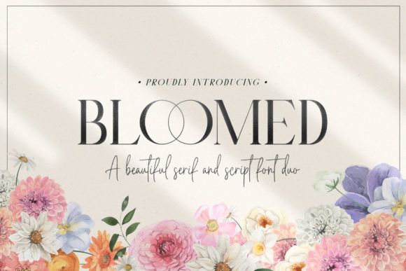 Bloomed Duo Font for Small Business Branding