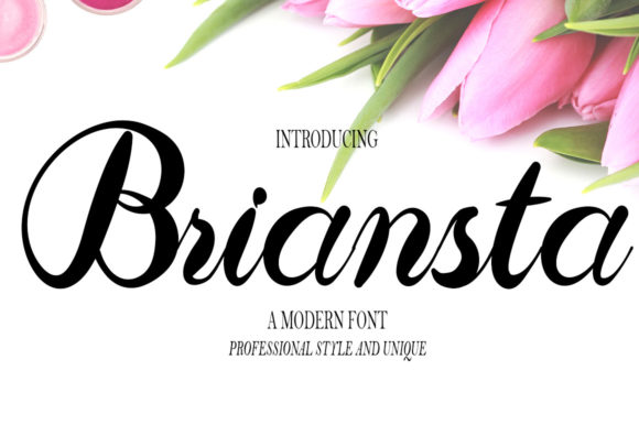 Briansta: A Romantic Script Handwritten Font for Editorial Design