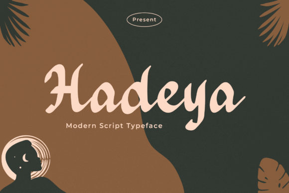 Hadeya: A Modern Paint Brushed Typeface for Editors