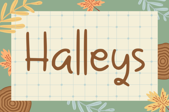Halleys: An Elegant Handwritten Font for Editorial Design