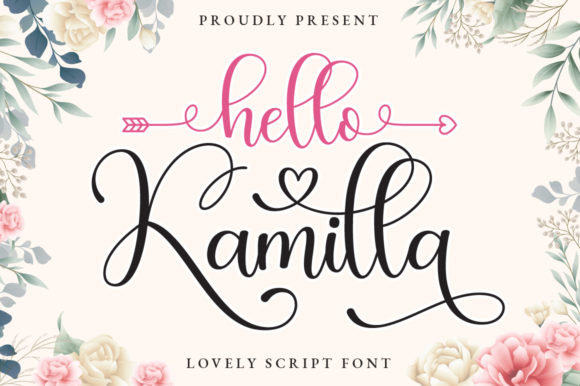 Hello Kamilla Font for Elegant Web Design