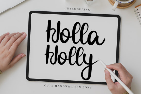 Holla Holly: A Modern Script Font for Web Design