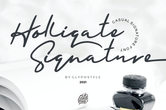 Holligate Font: A Casual Script for Modern Branding