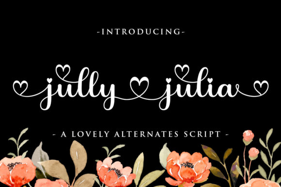 Jully Julia: A Sophisticated Script Handwritten Font for Makers