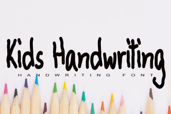 Kids Handwriting: A Simple Script Font for Editors