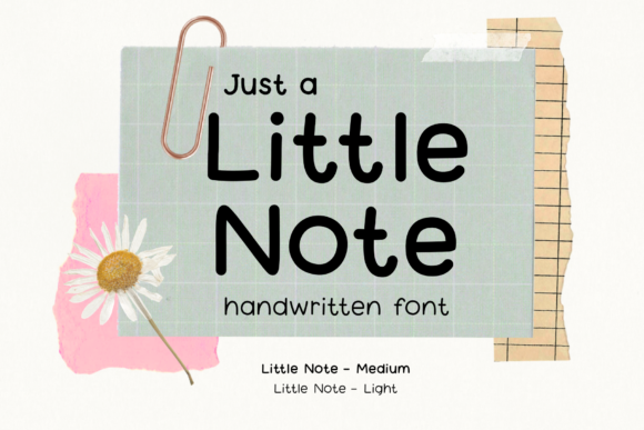 Little Note Font for Modern Web Design