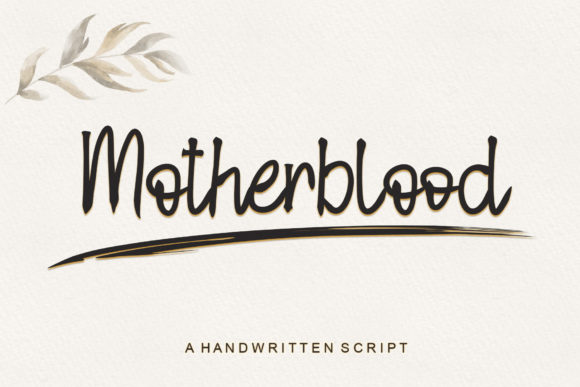 Motherblood Font for Impactful Promo Campaigns