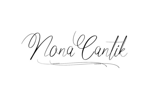 Nona Cantik: The Elegant Script Font for Makers