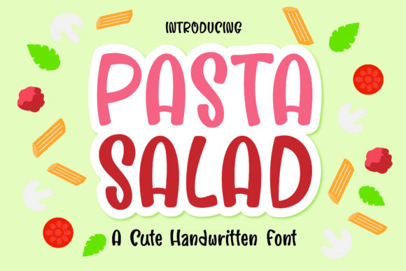 Pasta Salad Font for Friendly Web Design