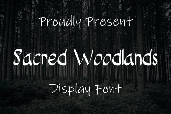 Sacred Woodlands Font for Elegant Branding