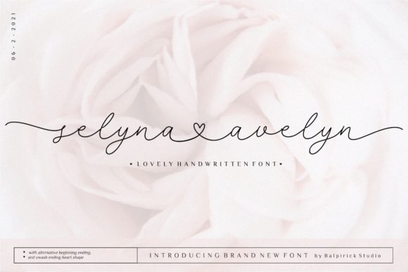 Selyna Avelyn: The Perfect Handwritten Font for Branding