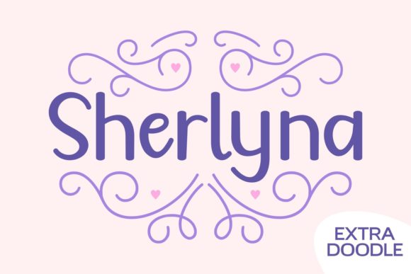 Sherlyna: A Playful Script Handwritten Font for Editors