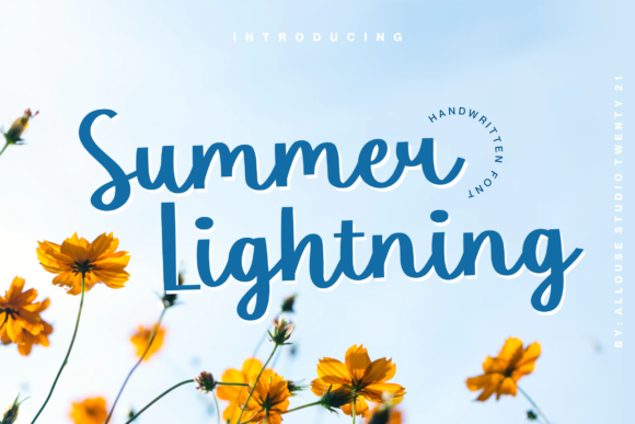 Summer Lightning: A Premium Script Font for Editorial Design