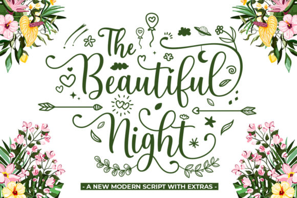 The Beautiful Night Typeface for Elegant Branding