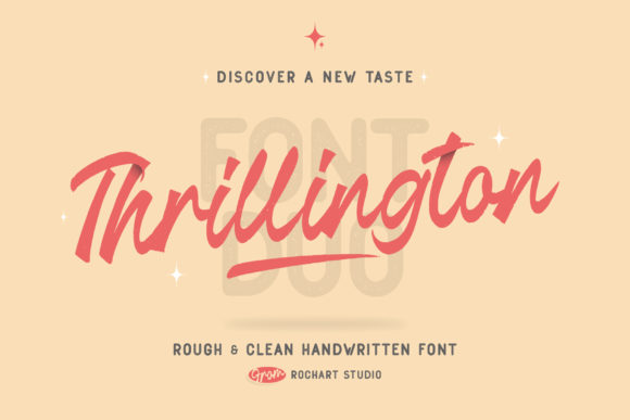 Thrillington Typeface for Vintage Branding