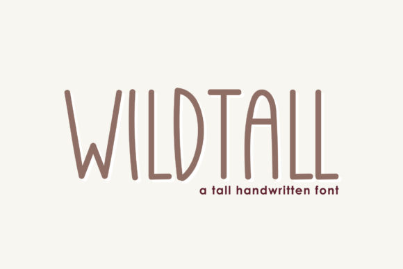 Wildtall Font for Editorial and Blog Design